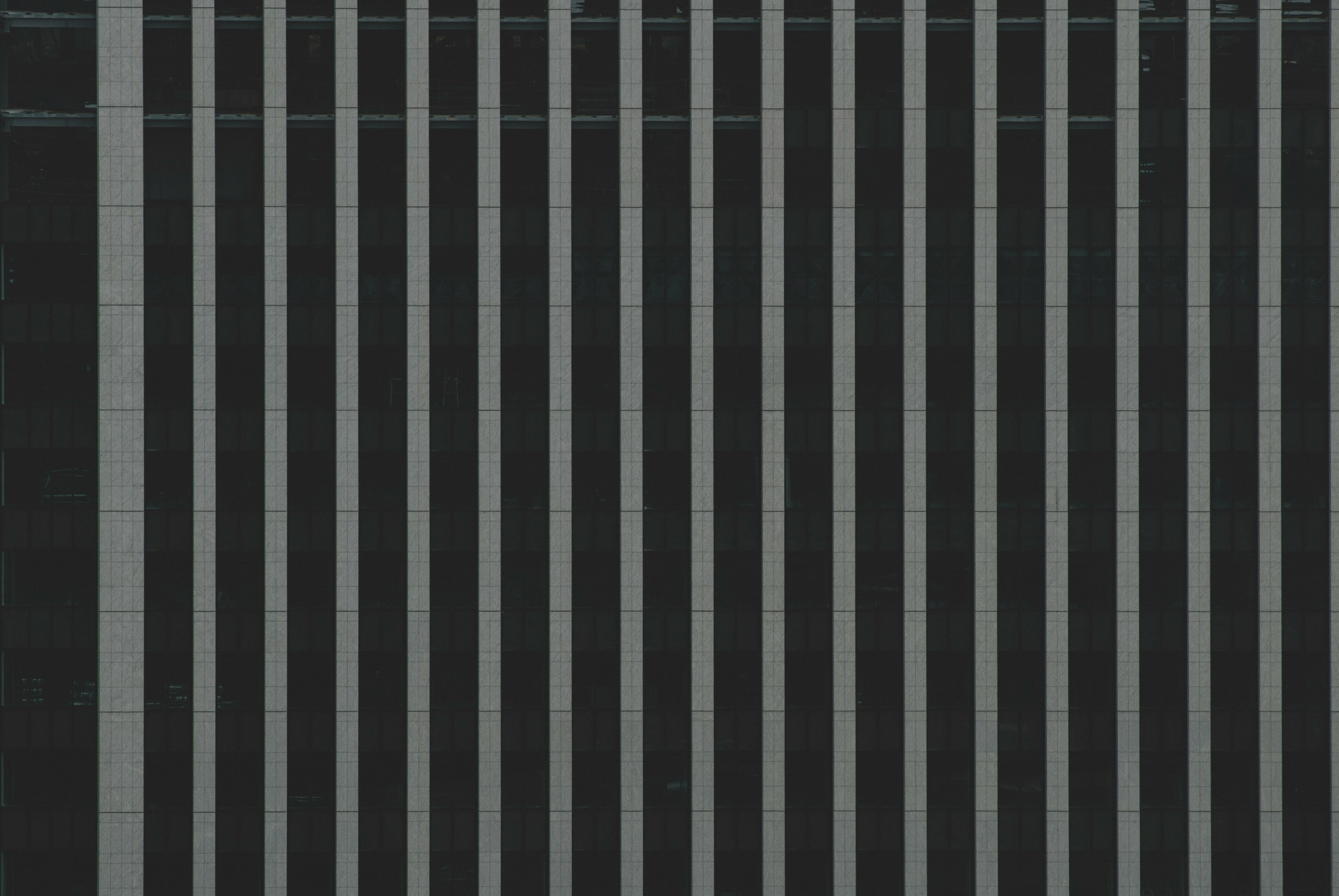 black and white striped textile